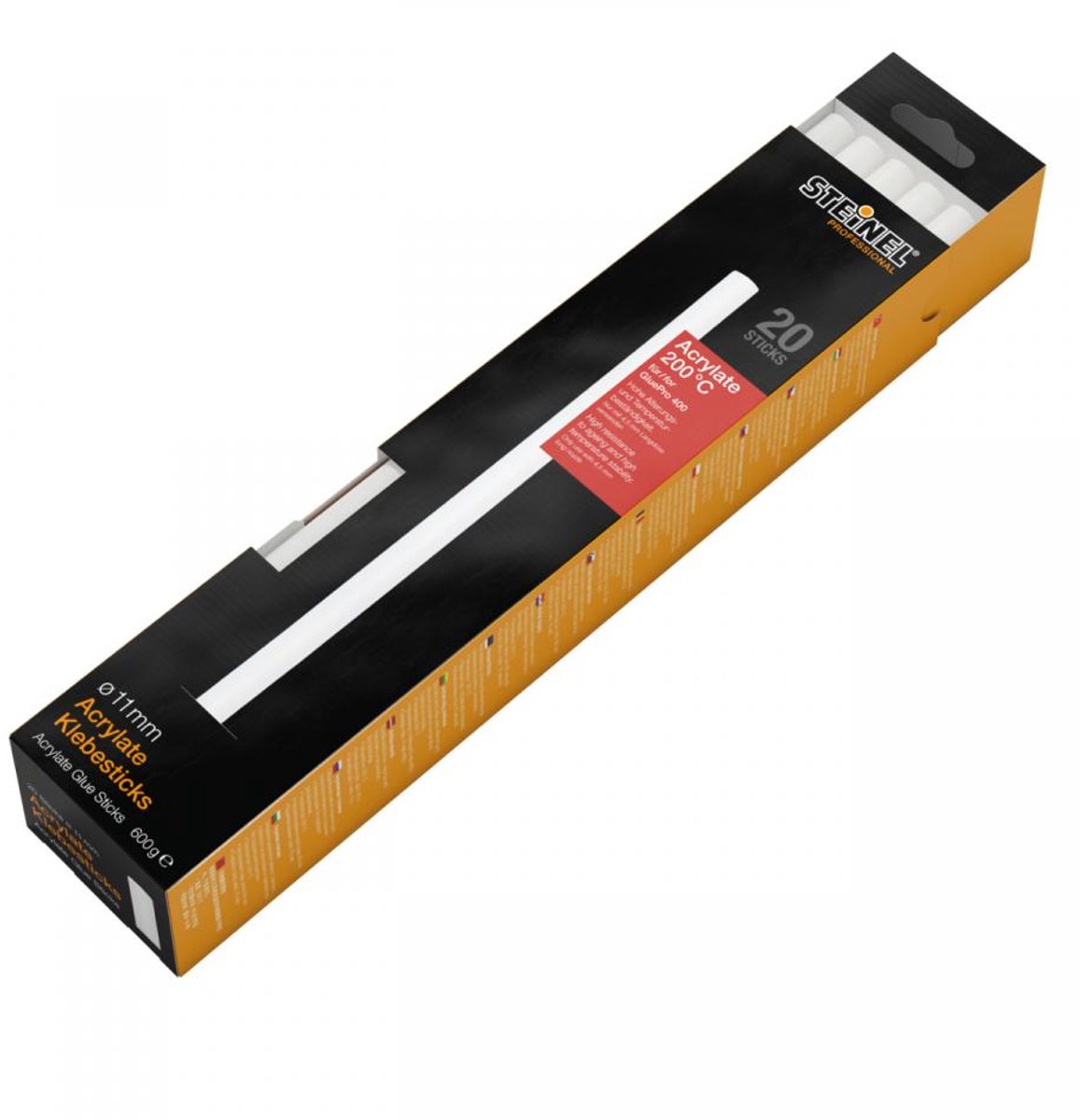 Steinel 110054641 Varmlimpinde 11 mm 300 mm Transparent 0.6 kg 20 stk