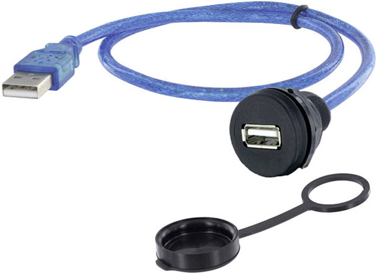USB-stik Chassistilslutning, indbygning 1310-1018-02 M22 1310-1018-02 encitech Indhold: 1 stk