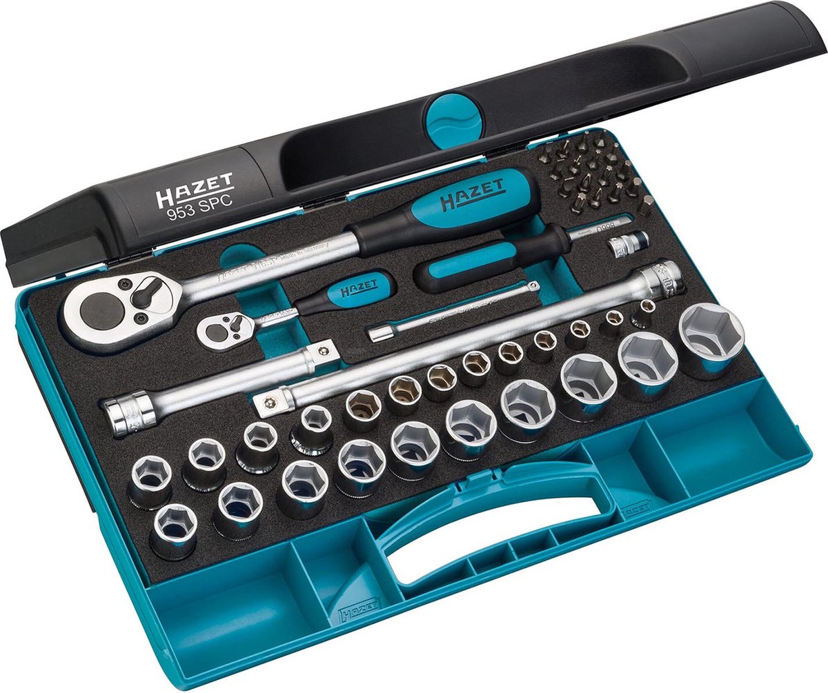 Hazet Topnøglesæt Metrisk 1/2 (12,5 mm) 47-delars 953SPC
