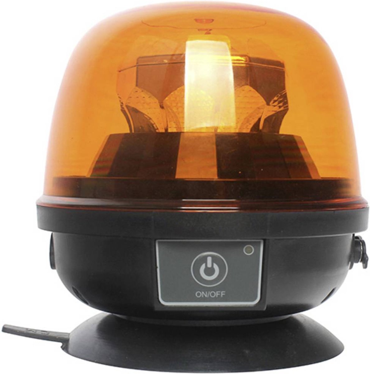 SecoRüt Rotorblink 95003 12 V/DC, 24 V/DC Batteridrevet Magnet-montering, Magnetfod, Sugekop Orange