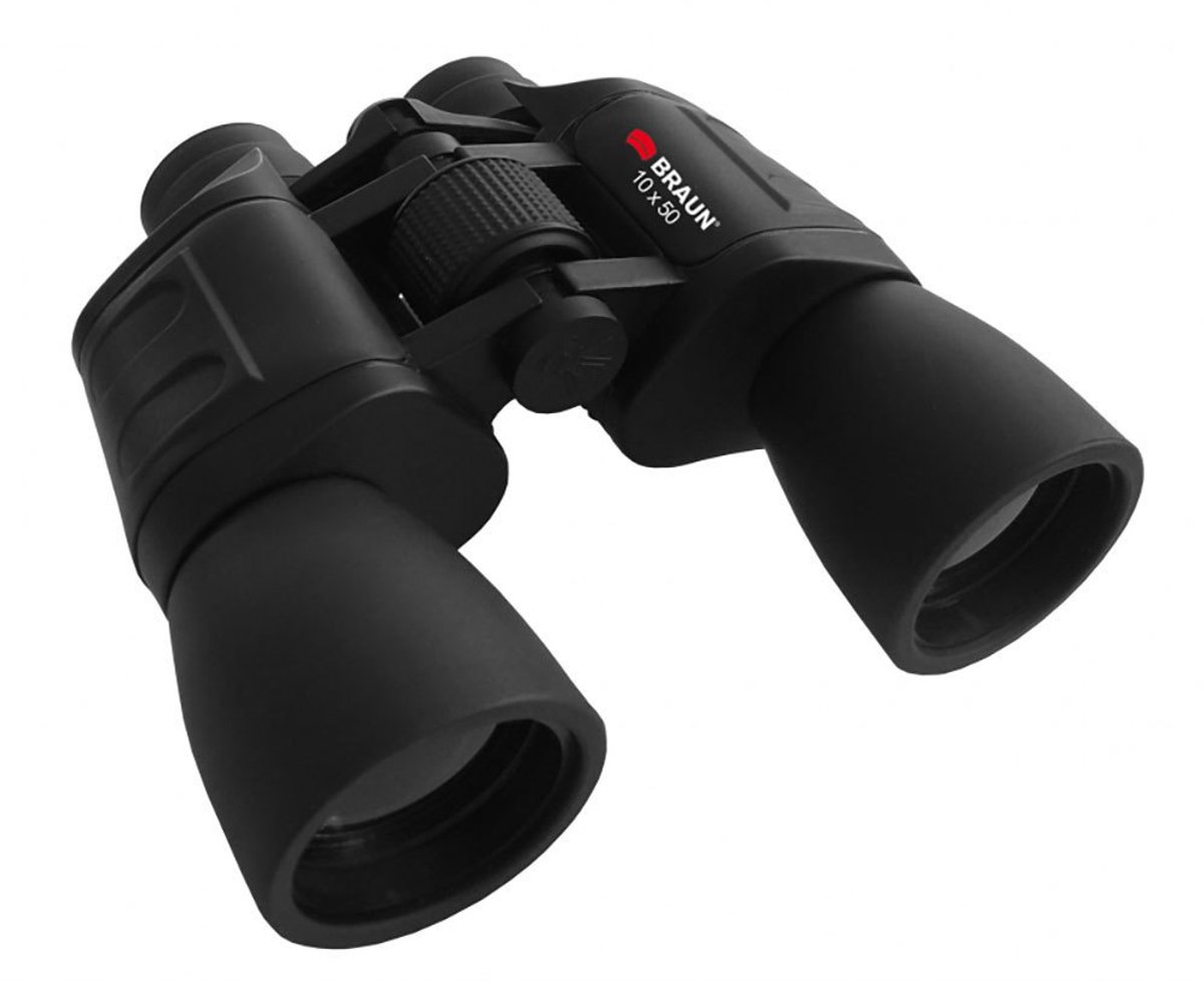 Braun Phototechnik Kikkert 20166 10 x 50 mm Porroprisme Sort 20166