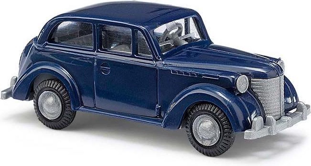 Busch 89105 H0 Personbil model Opel Olympia blå