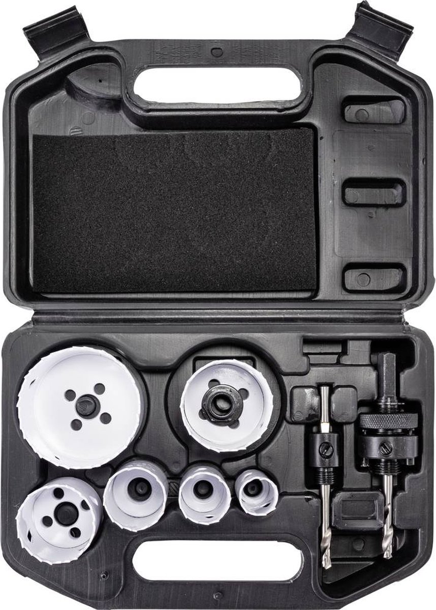 TOOLCRAFT TO-6803625 Stiksavs-sæt 6 dele 22 mm, 29 mm, 35 mm, 44 mm, 51 mm, 68 mm 1 Set