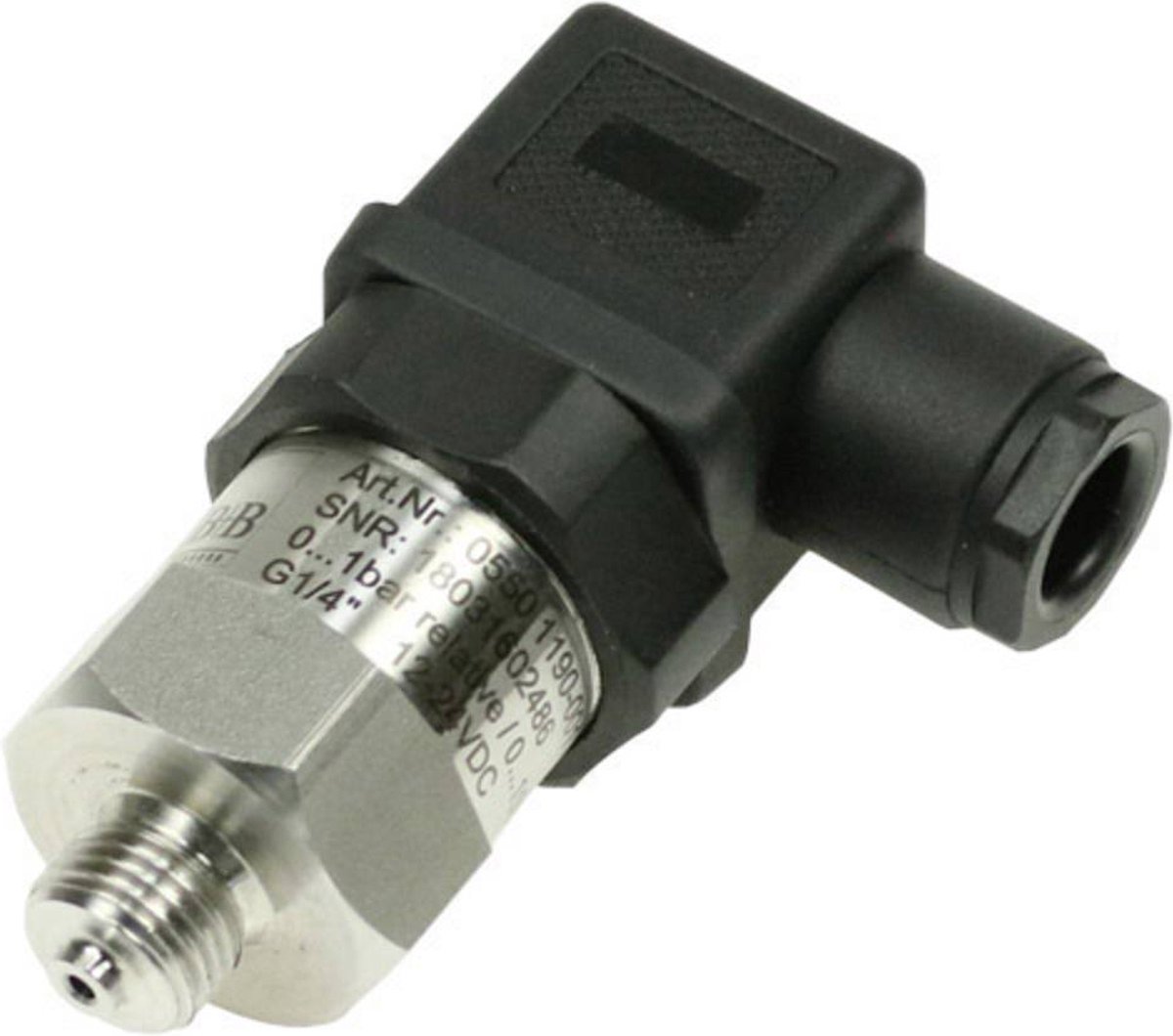 B + B Thermo-Technik Tryktransmitter 1 stk 0550 1191-005 0 bar til 4 bar Kabel, 3-trådet (Ø x H) 27 mm x 53 mm Piece