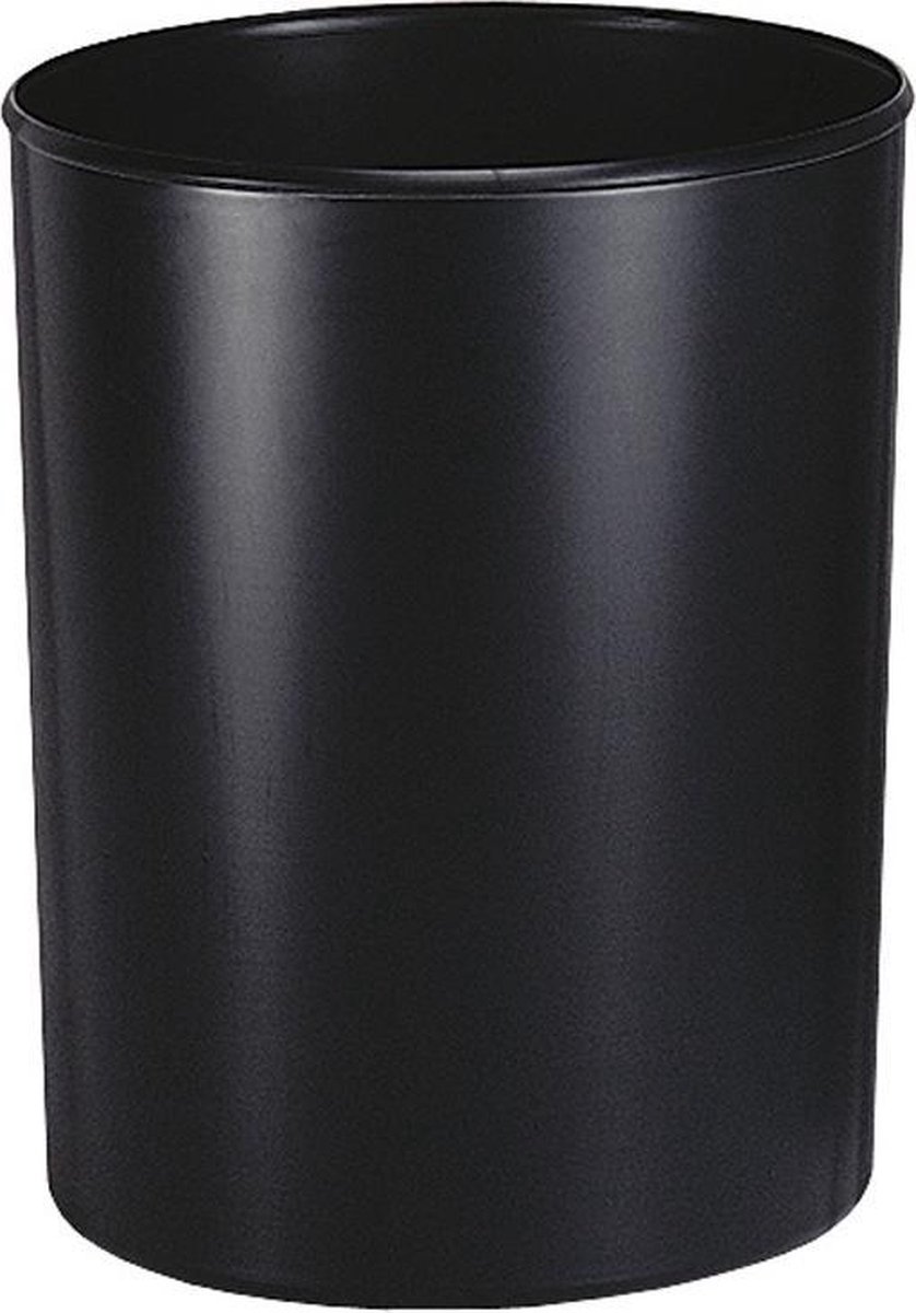 HAN 1814-S-13 1814-S-13 Sikkerhedspapirkurv 13 l (Ø x H) 21.9 cm x 30 cm Plastic , Polystyrol Sort 1 stk