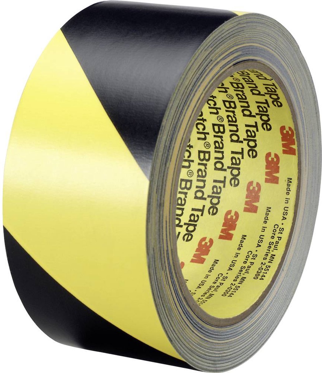 3M 57025033 Markeringstape Sort, Gul (L x B) 33 m x 51 mm 1 stk