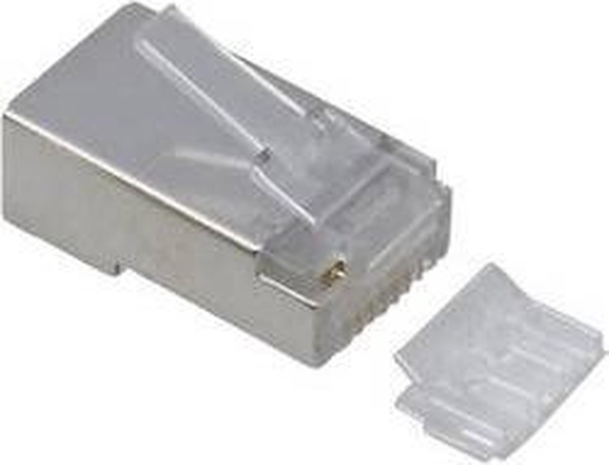 TRU COMPONENTS RJ-stikforbindelse TC-2525010 Stik, lige Poler: 8P8C 50 stk