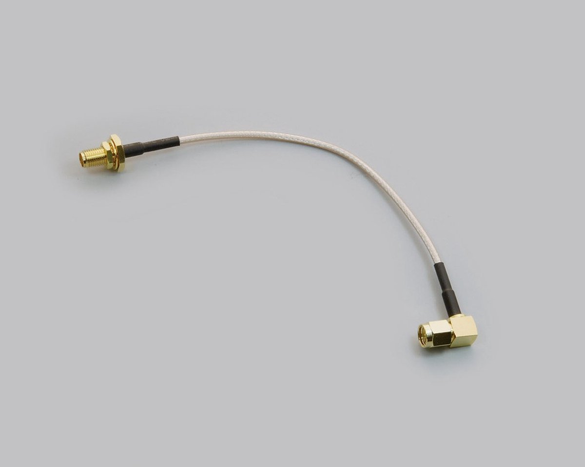 BKL Electronic 0409122 HF-adapter SMA-tilslutning - SMA-stik 15.00 cm 1 stk