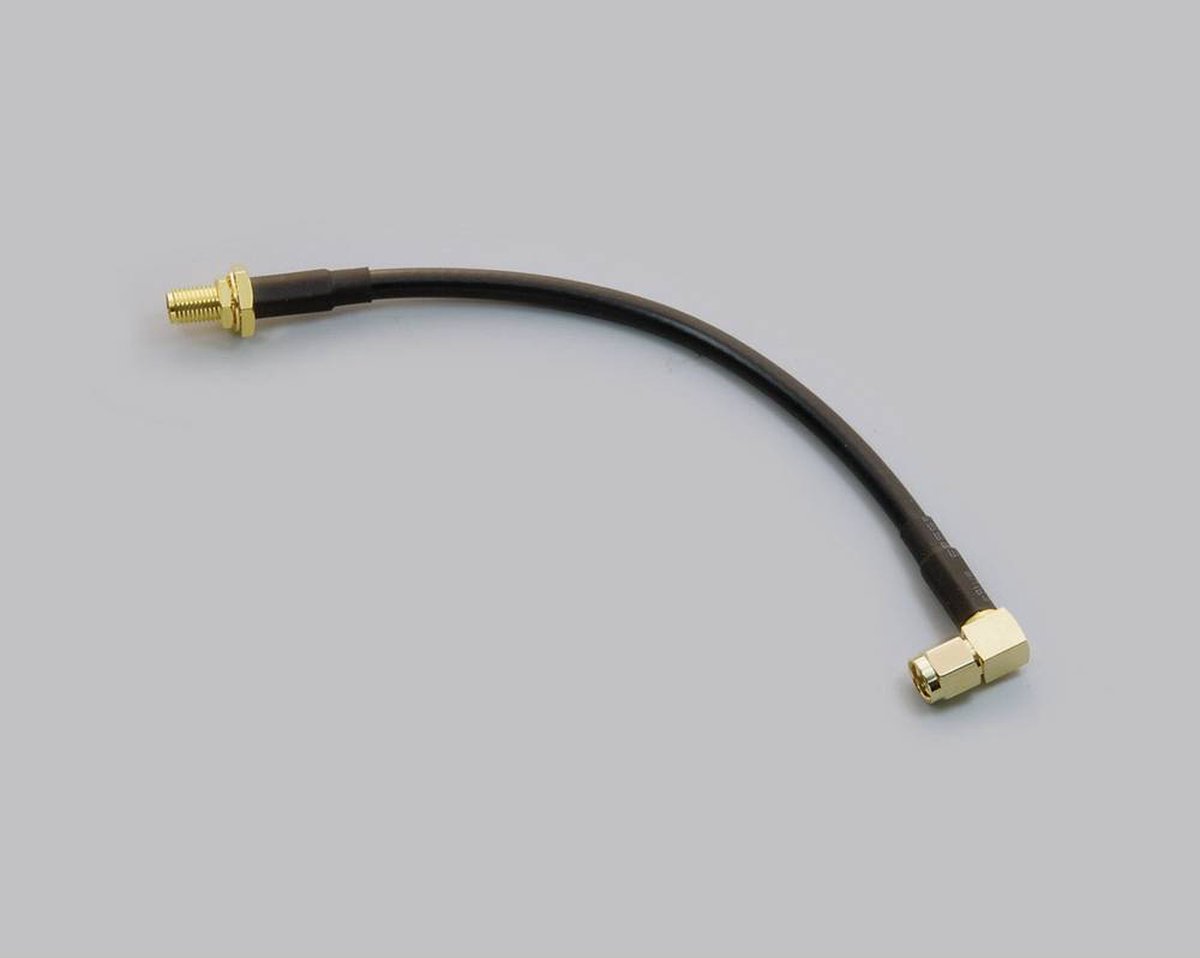 BKL Electronic 0409113 HF-adapter SMA-tilslutning - SMA-stik 30.00 cm 1 stk