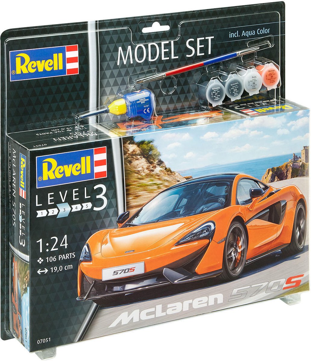 Revell 67051 McLaren 570S Bilmodel byggesæt 1:24