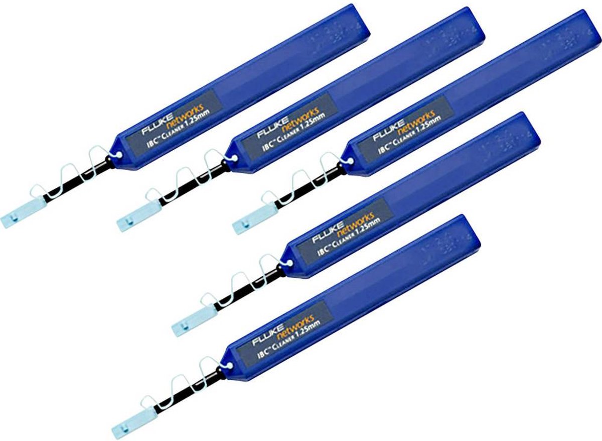 Glasfiber-testapparat 4843026 Fluke Networks QuickClean-1.25-5P Netværk