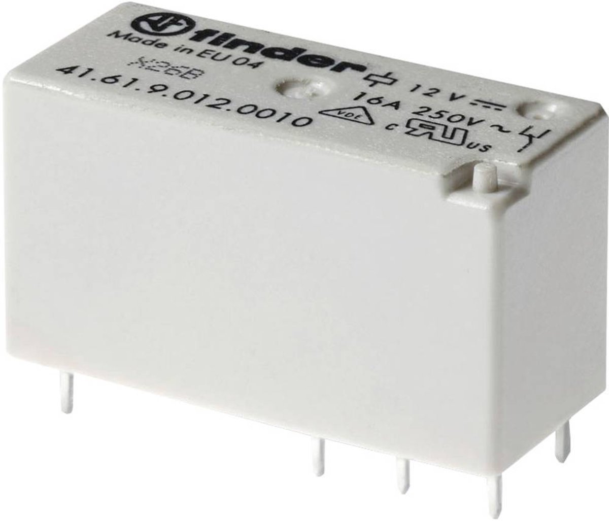 Finder 41.61.9.012.4010 Printrelæ 12 V/DC 16 A 1 x skiftekontakt 1 stk