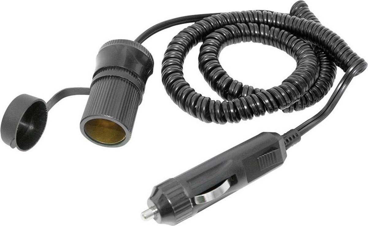 Eufab Bil elektrisk spænding-stikforbindelse Tilladt belastning strøm maks.=10 A Forlængerledning 12 V/DC
