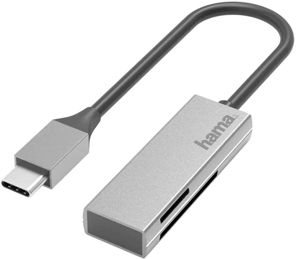 Hama Ekstern kortlæser USB-C® Sølv