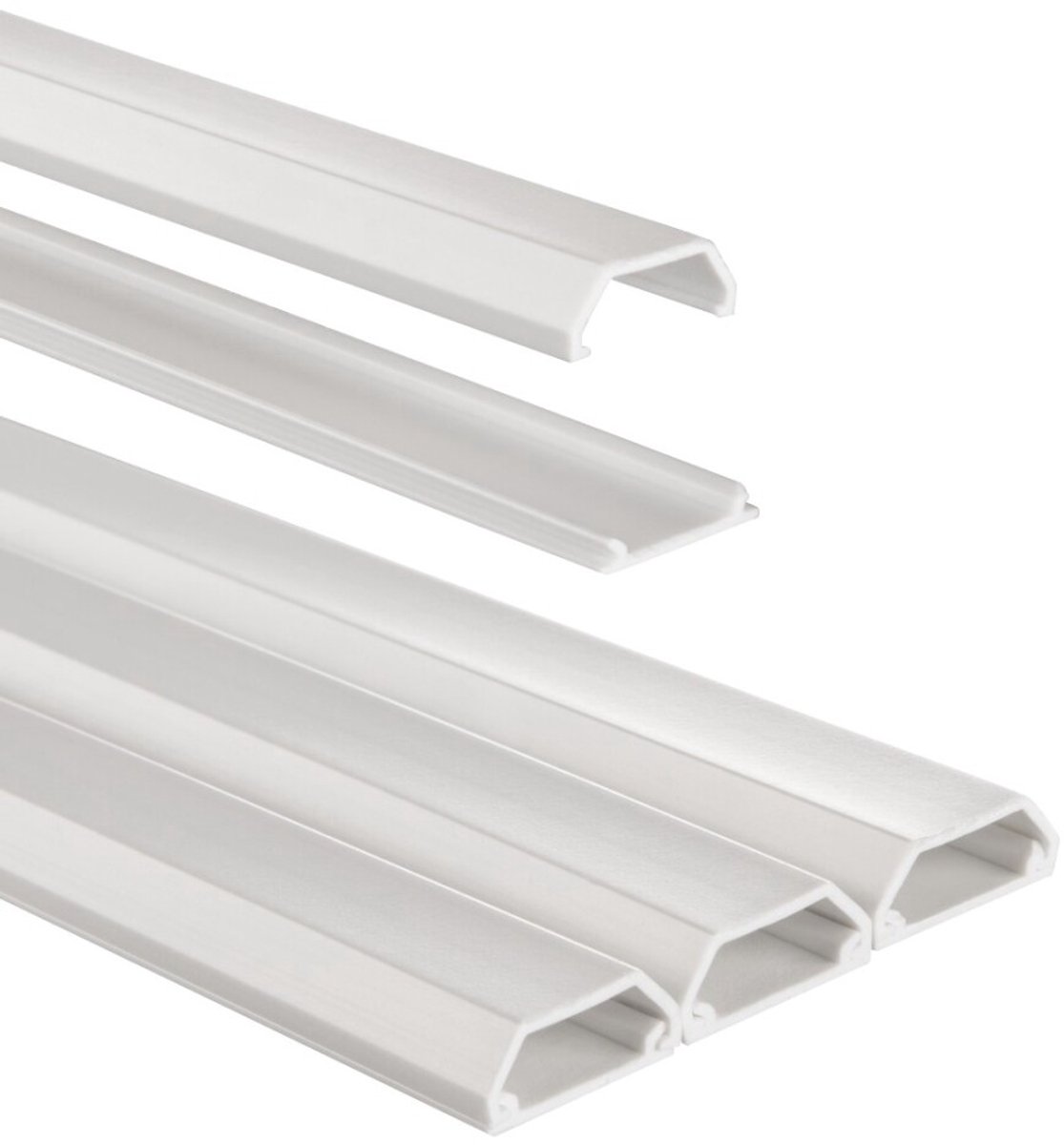 Hama 00220981 Kabelkanal (L x B) 1 m x 21 mm 3 stk Hvid