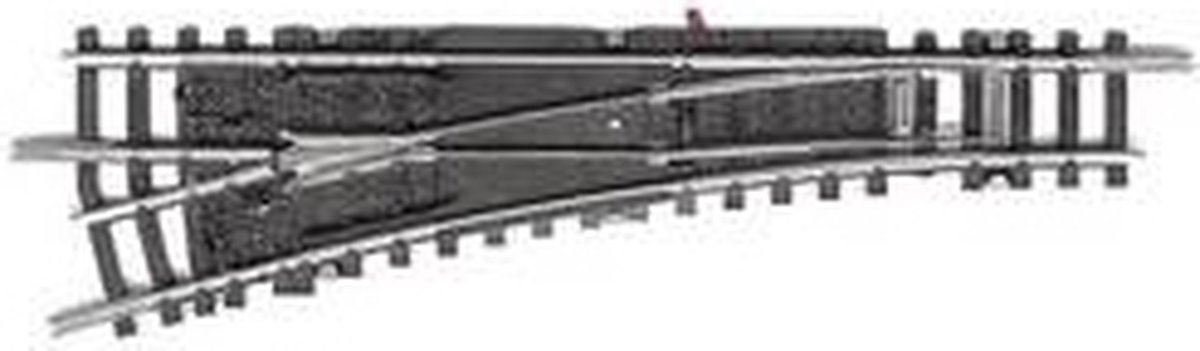 T14938 N Minitrix skinne Spor, Venstre 112.6 mm 15 ° 362.6 mm