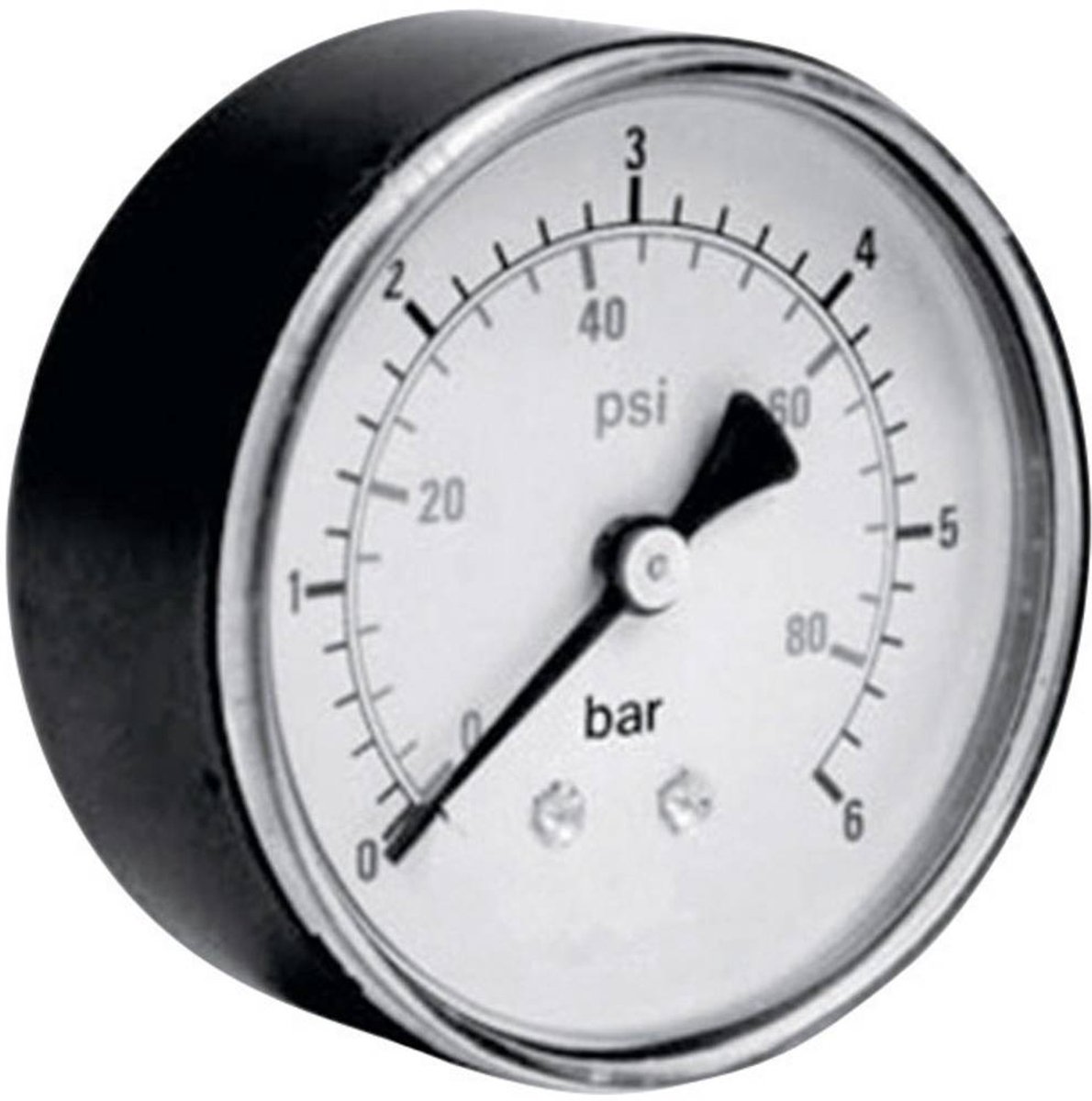 ICH Manometer 306.63.10 Tilslutning (manometer): Baksida 0 til 10 bar Udvendigt gevind 1/4 1 stk