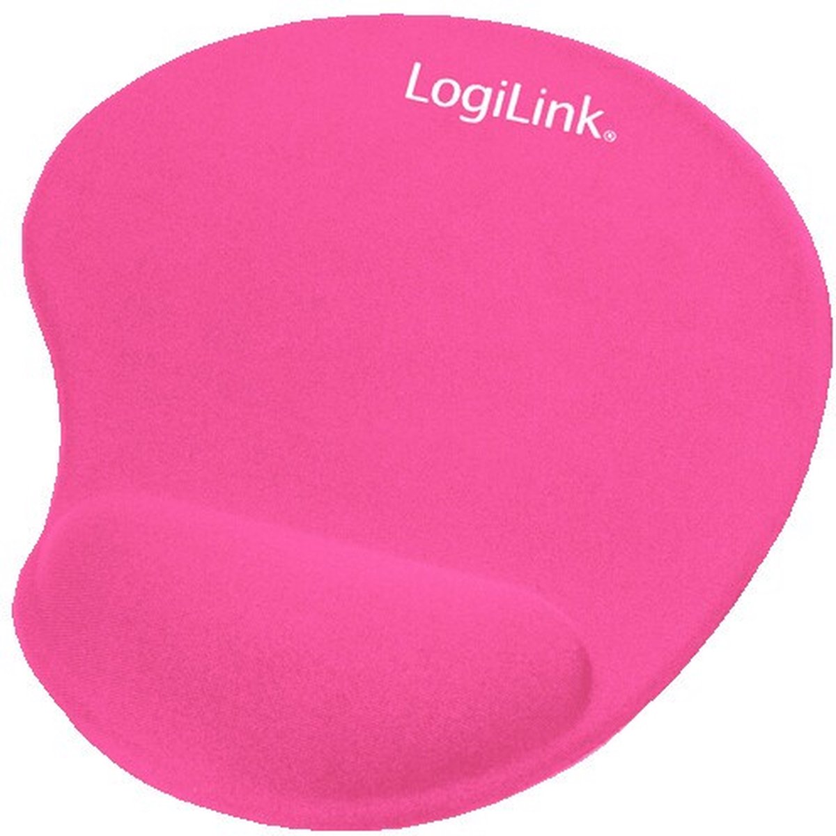 LogiLink ID0027P Musemåtte med håndledsstøtte Ergonomisk korrekt Pink
