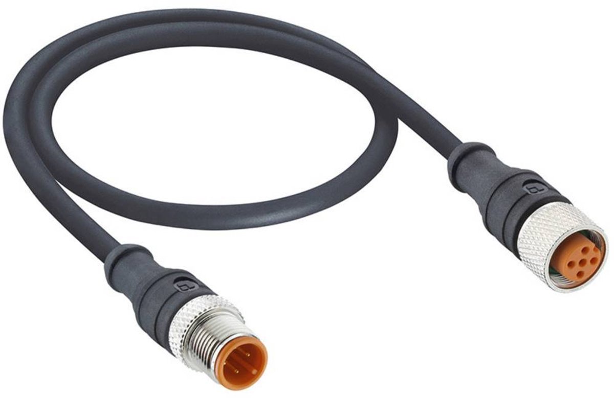 Lutronic 1097 Sensor- /aktor-tilslutningsledning M12 Stik, lige 1.50 m Pol-tal (RJ): 5 1 stk