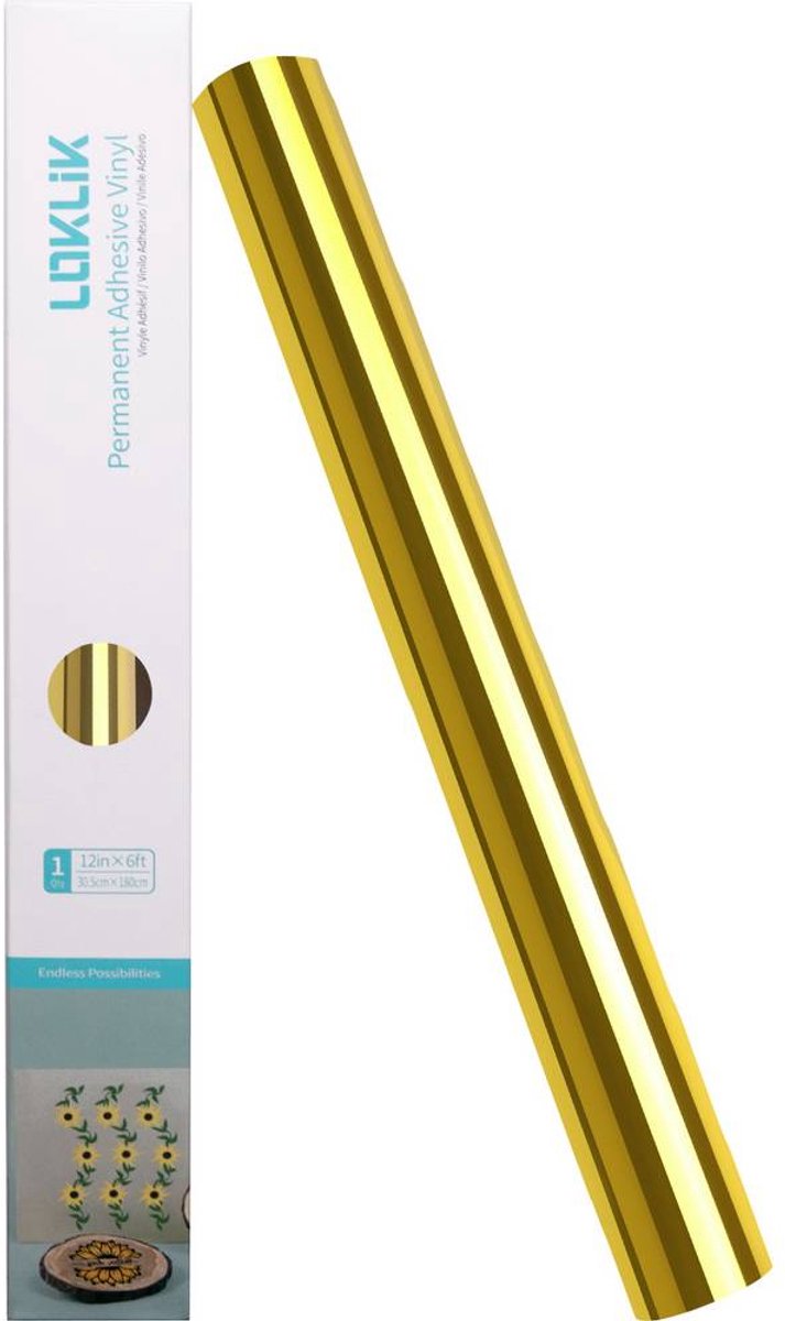 Loklik Folie Folie Skærebredde 30.5 cm Guld