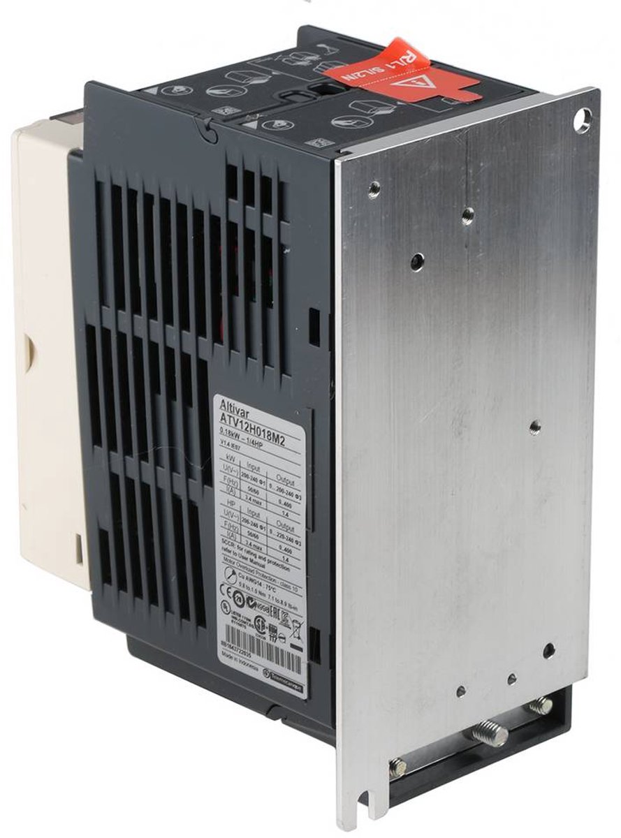 Schneider Electric Frekvensomformer ATV12H018M2 0.18 kW 1-faset 200 V, 240 V