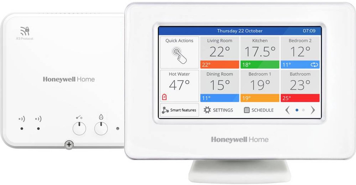 Honeywell Home EVO-HOUSE Fjernstyret termostatsæt Honeywell evohome