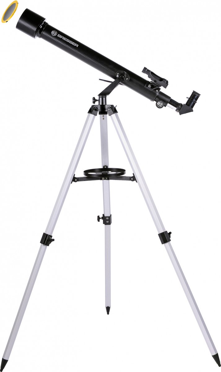 Bresser Optik Arcturus 60/700 AZ Linseteleskop Asimutal Akromatisk Udvidelse 35 til 525 x