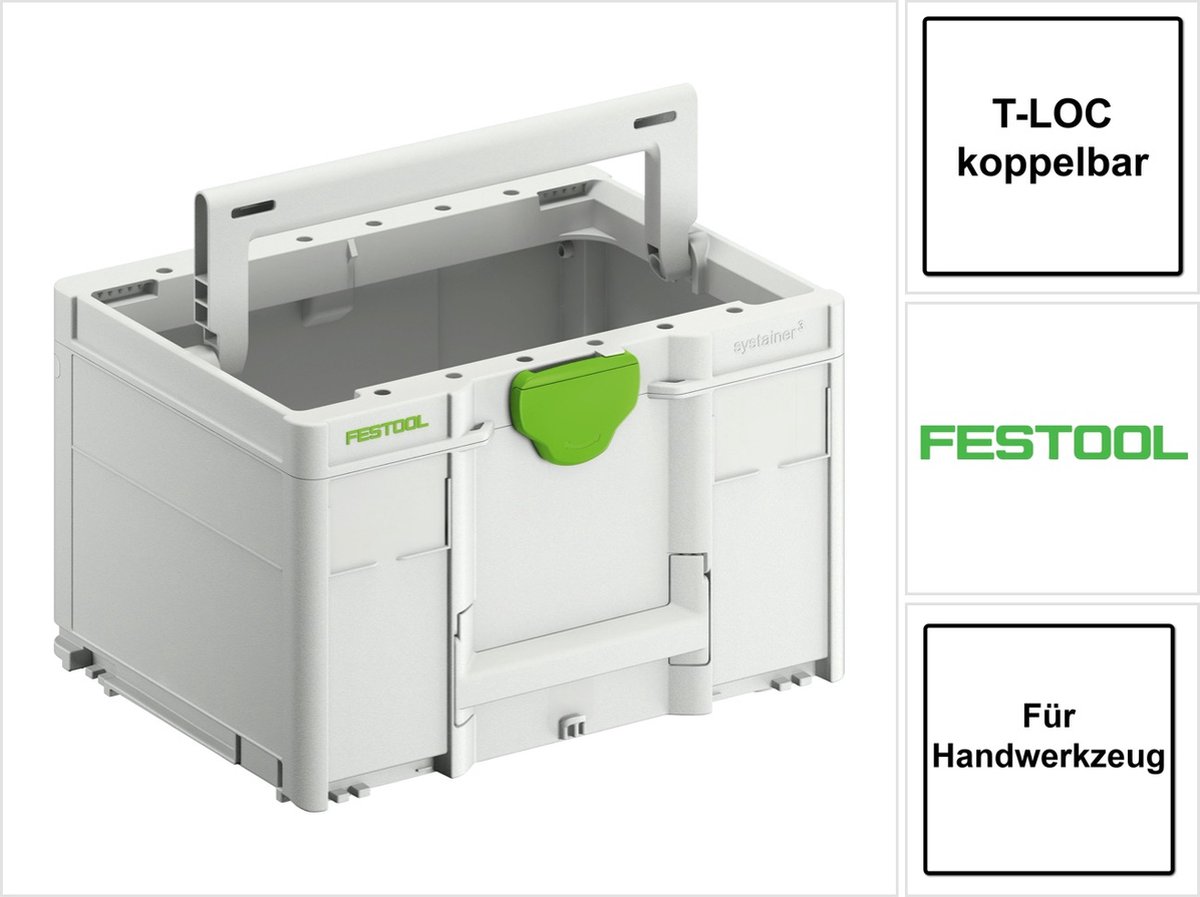 Festool ToolBox SYS3 TB M 237 204866 Transportkasse (L x B x H) 396 x 296 x 237 mm