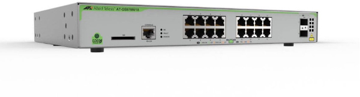 Allied Telesis AT-GS970M/18-50 Managed L3 Gigabit Ethernet (10/100/100