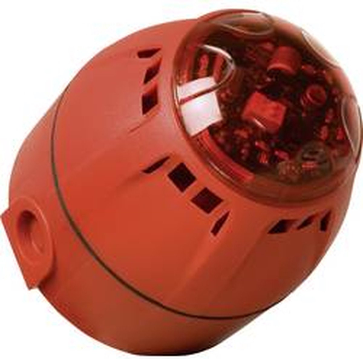 ComPro Kombi-signalgiver LED Chiasso Razor Rød Blitzlys, Halvtoner 12 V/DC, 24 V/DC 100 dB