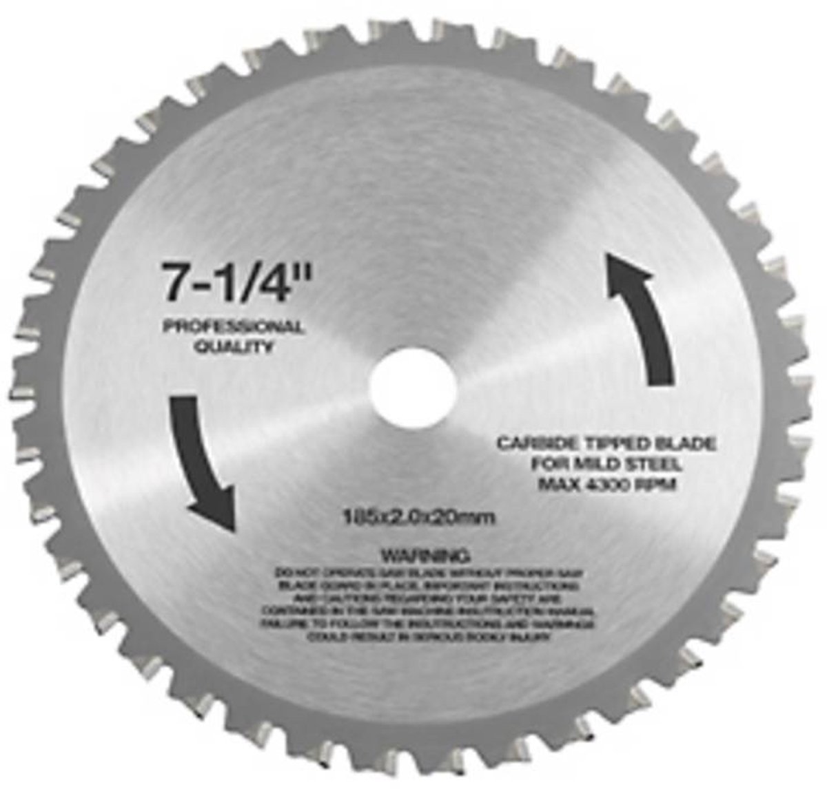 Flex 312304 Blad til rundsav i hårdtmetal 185 x 20 x 2 mm Antal tænder (per tomme): 38 1 stk