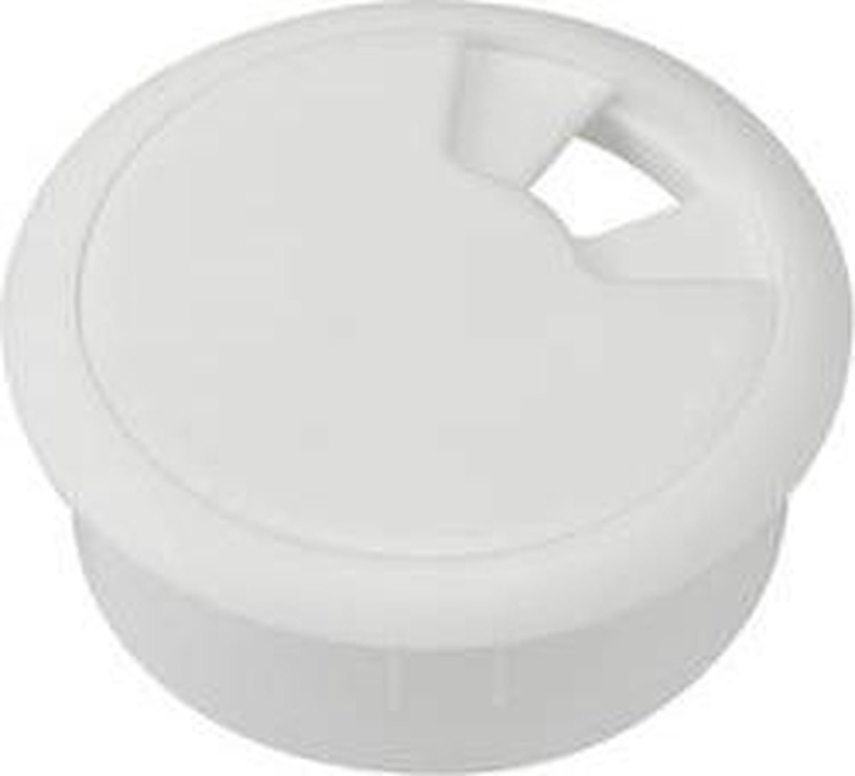 TRU COMPONENTS WP50BK Kabelgennemføring Til arbejdsplader ABS Hvid 1 stk