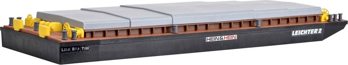 Kibri 38522 H0 Båd/skib model Pram til bulkgods eller container