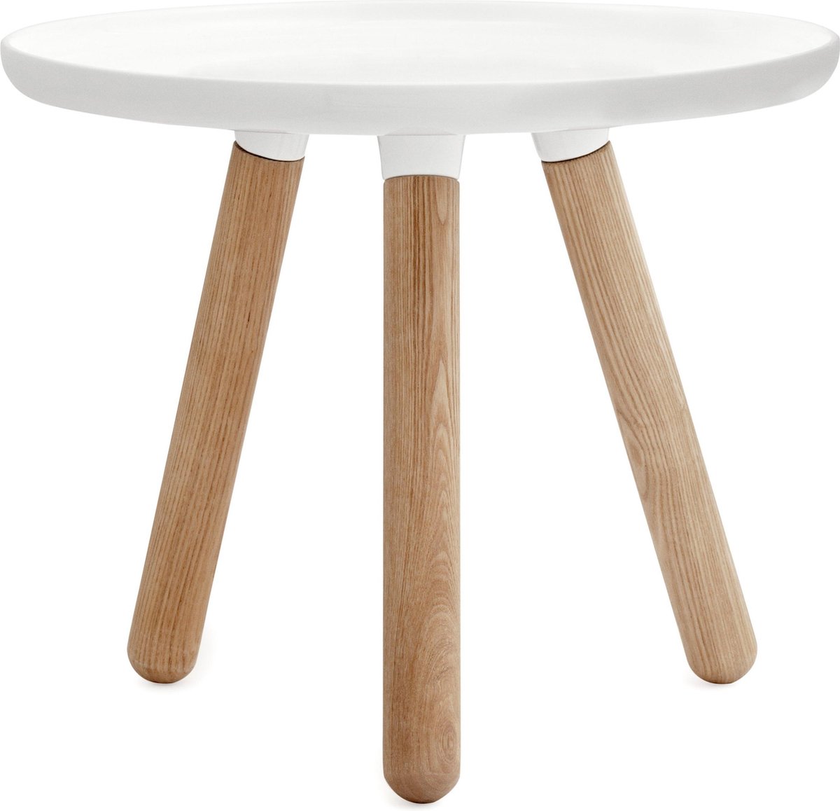 Normann Copenhagen Mesa Tablo, blanco-fresno pequeña
