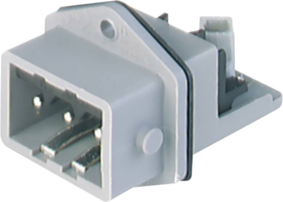 Hirschmann 932 145-106-1 Strømstik STASEI Stik, indbygning lodret Samlet poltal: 3 + PE 16 A Grå 1 stk