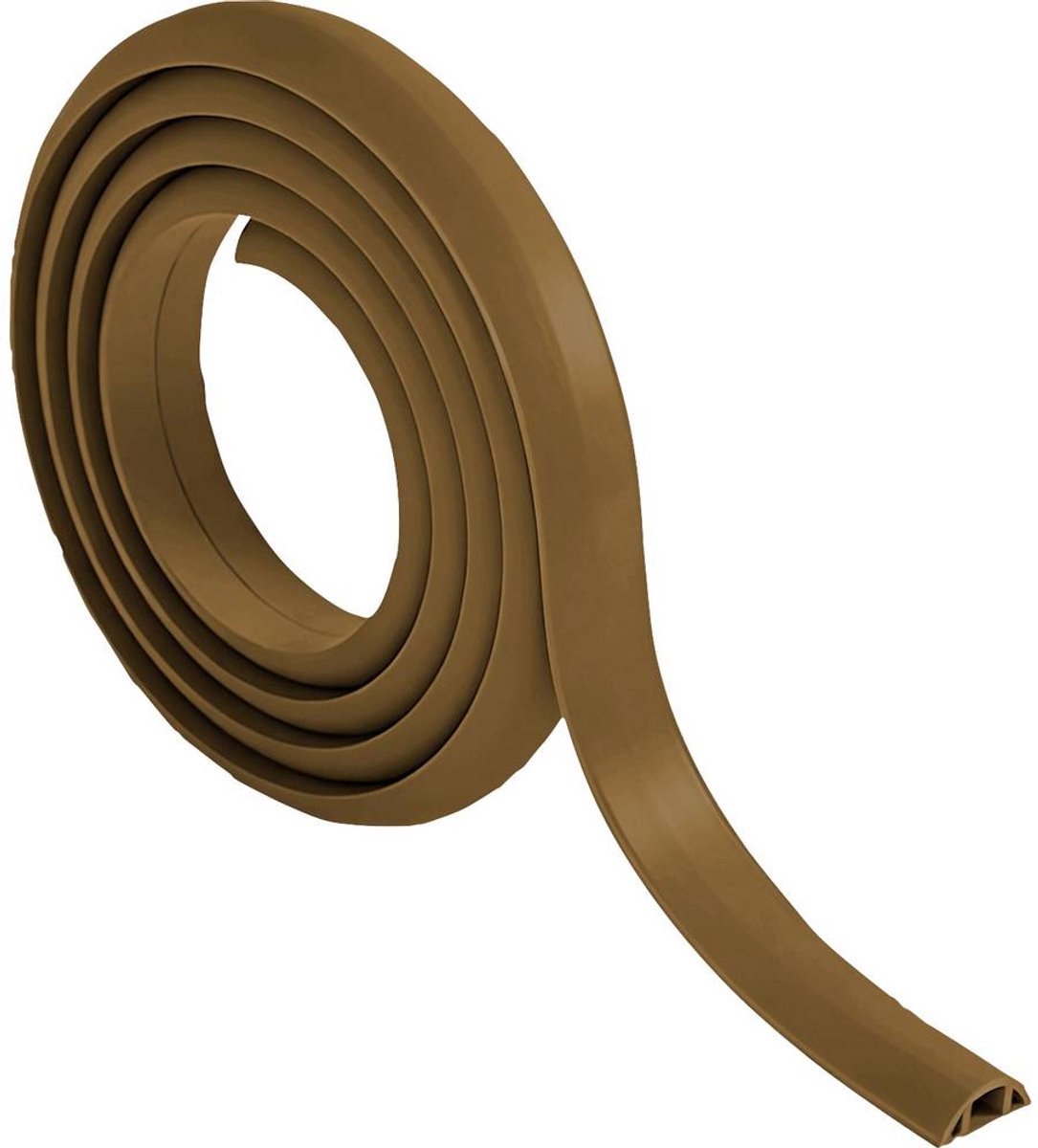 TRU COMPONENTS kabelbro 1570429 PVC Brun Antal kanaler: 1 1800 mm Indhold: 1.8 m