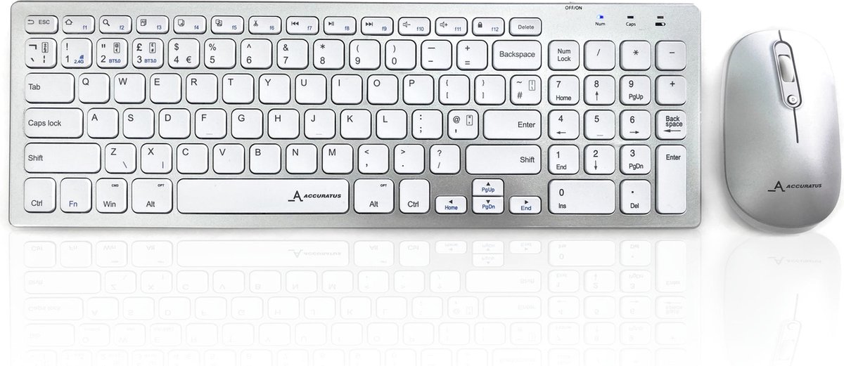 Accuratus KYB-8400-BTSET-S keyboard Mouse included Home RF Wireless +