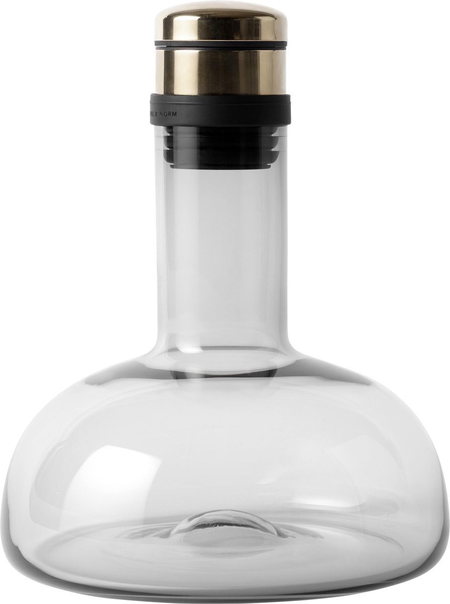 Audo Copenhagen Decantador de vino Deluxe humo-latón