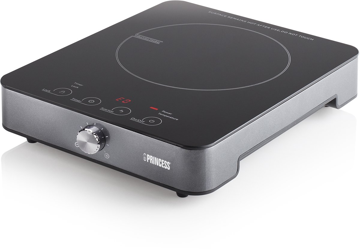 PLACA PORTÁTIL INDUCCION PRINCESS | 1800W | 1 FUEGO | 28 cm