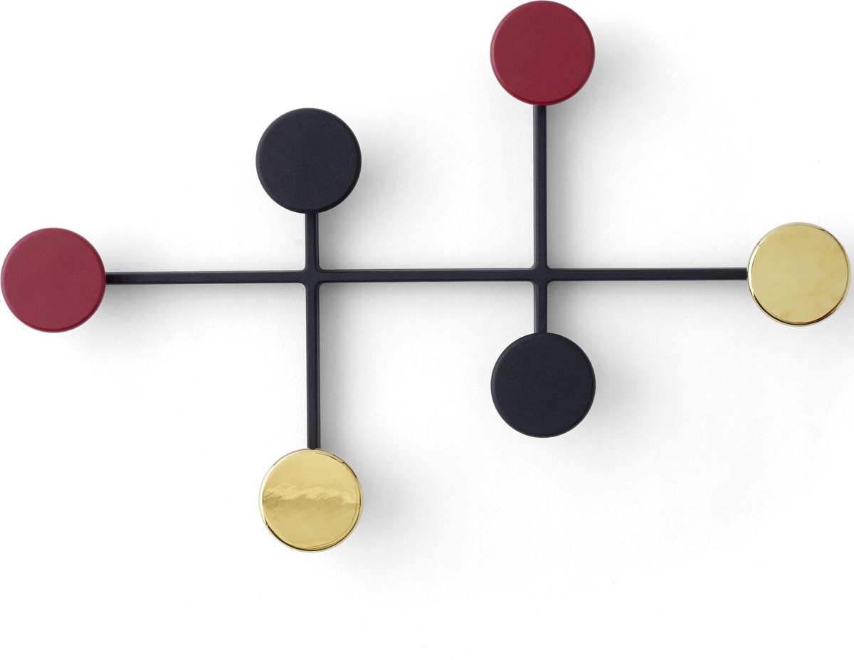 Audo Copenhagen Appendiabiti Afteroom nero-ottone
