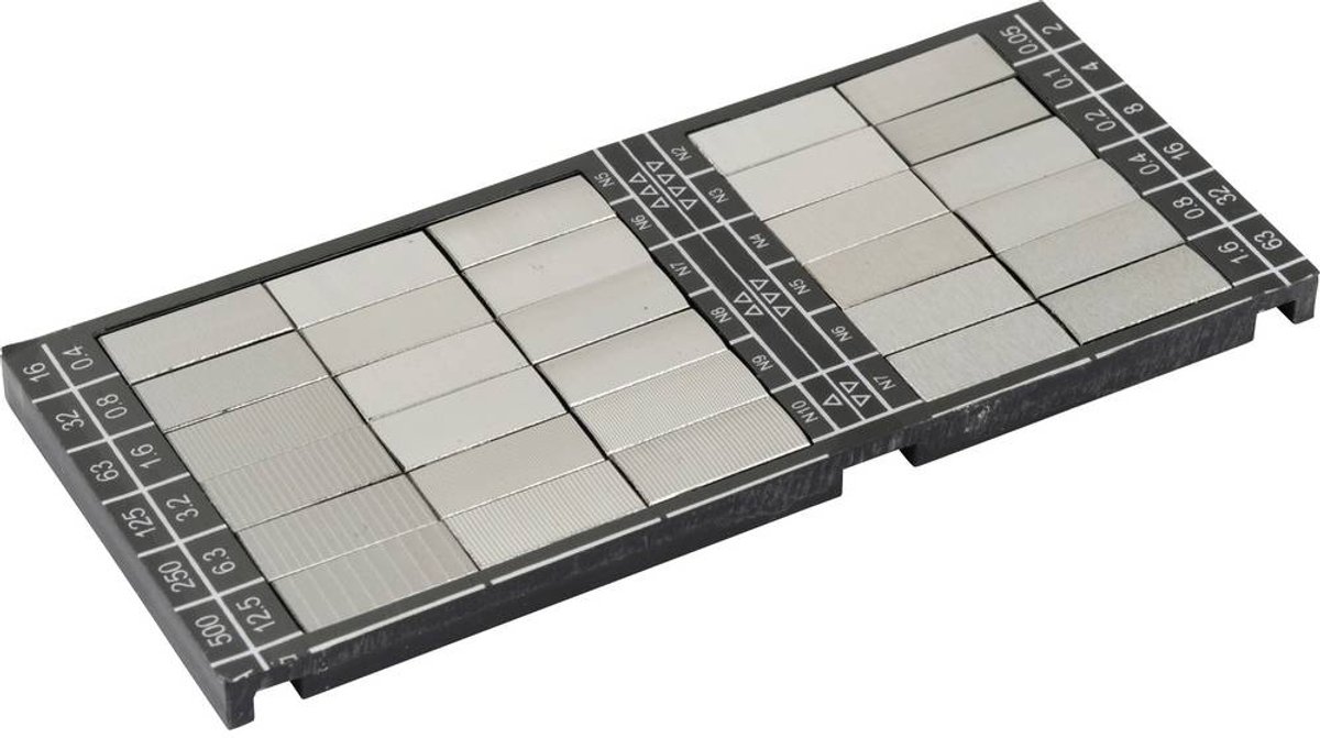 Dasqua 1804-6310 Kit misuratore di ruvidità superficiale Numero lame: 30