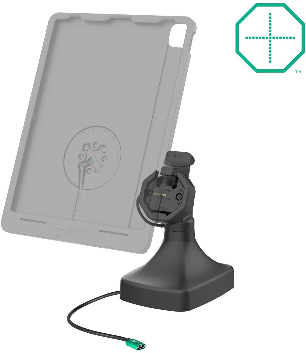 RAM Mounts Uni-Conn mobile device dock station Tablet Black
