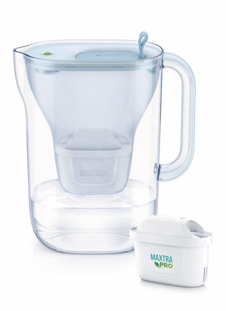 Carafe avec filtre à eau BRITA STYLE, 2,4 l – Bleu