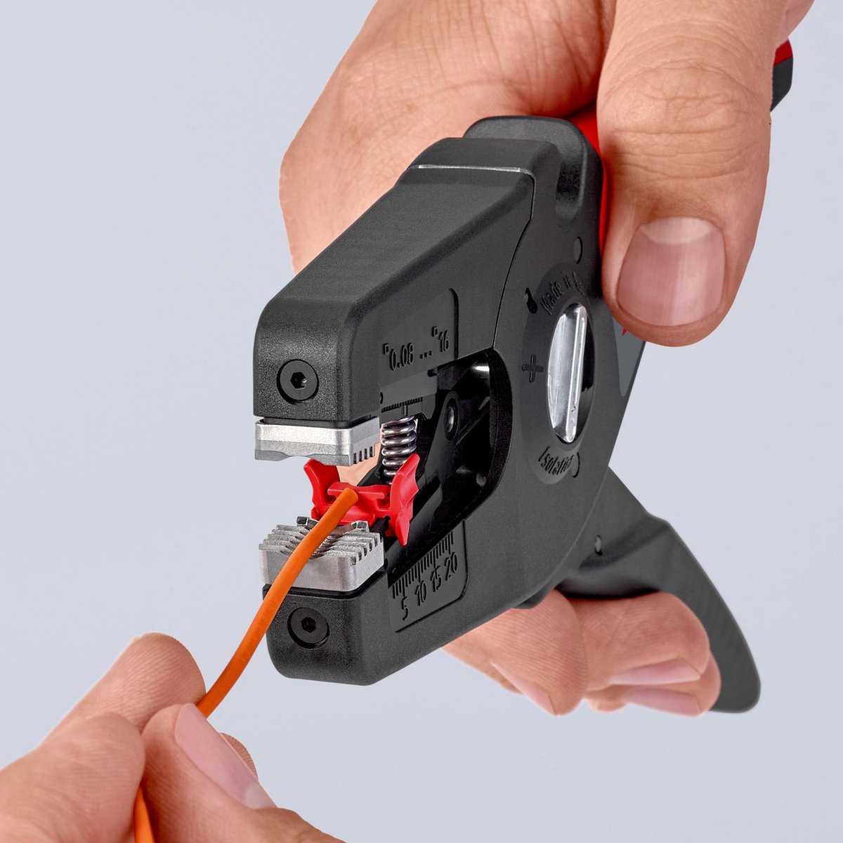 Knipex PreciStrip 16 12 52 195 Pinza spelacavi automatica 0.08 fino a 16 mm