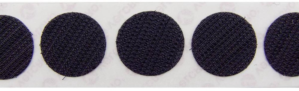 VELCRO® E28802233011425 Punti a strappo da incollare Parte rigida (Ø) 22 mm Nero 1000 pz.