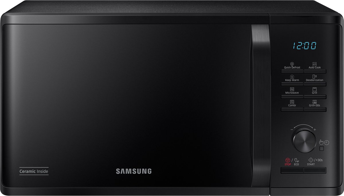 Microondas Samsung MG23K3515AK/E1 | 23 Litros | 800W | Grill | Negro