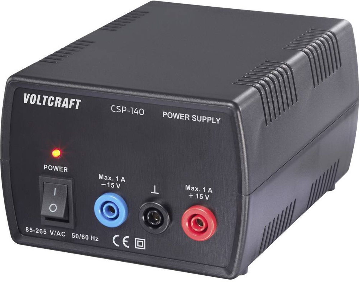 VOLTCRAFT CSP-140 alimentatore da laboratorio tensione continua simmetrica 15 (max.) ;1 A (max.);30 W;Num. uscite 1 x