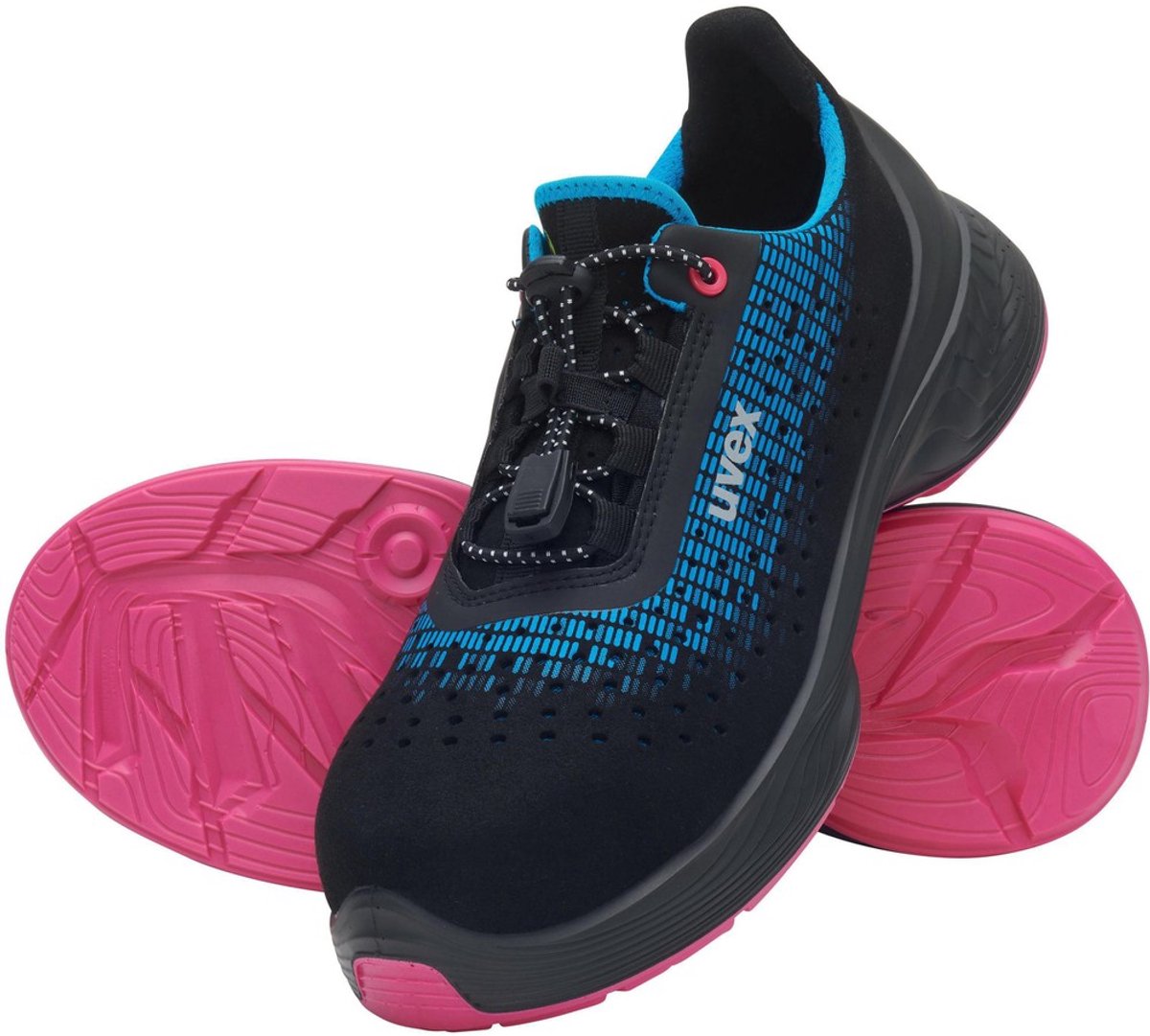 uvex 1 G2 6826841 Scarpe di sicurezza S1 Taglia delle scarpe (EU): 41 Nero, Blu, Rosa 1 Paio/a