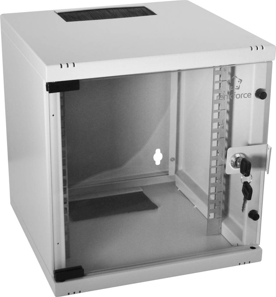Renkforce RF-4712212 Armadio rack da parete 10 (L x A x P) 300 x 330 x 312 mm 6 U Grigio