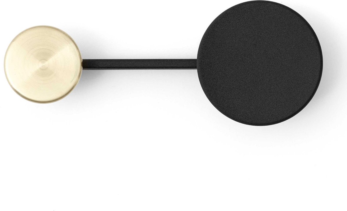 Audo Copenhagen Appendiabiti Afteroom piccolo Ottone-nero